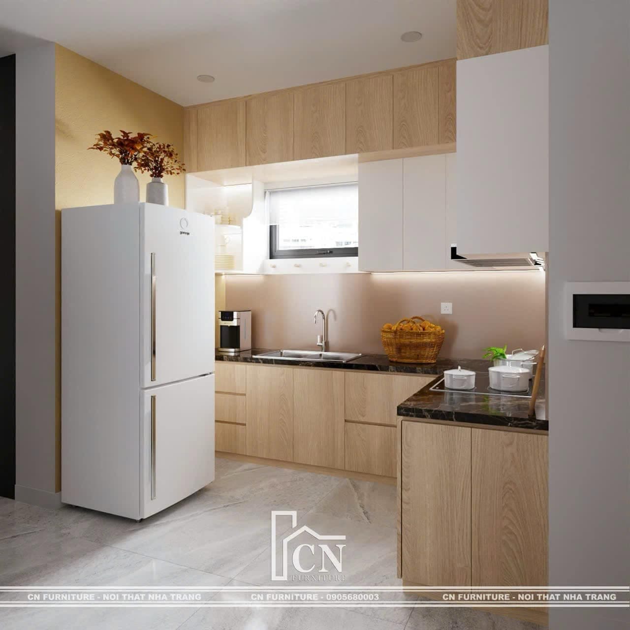 Kệ bếp Nordic - Nhà bếp