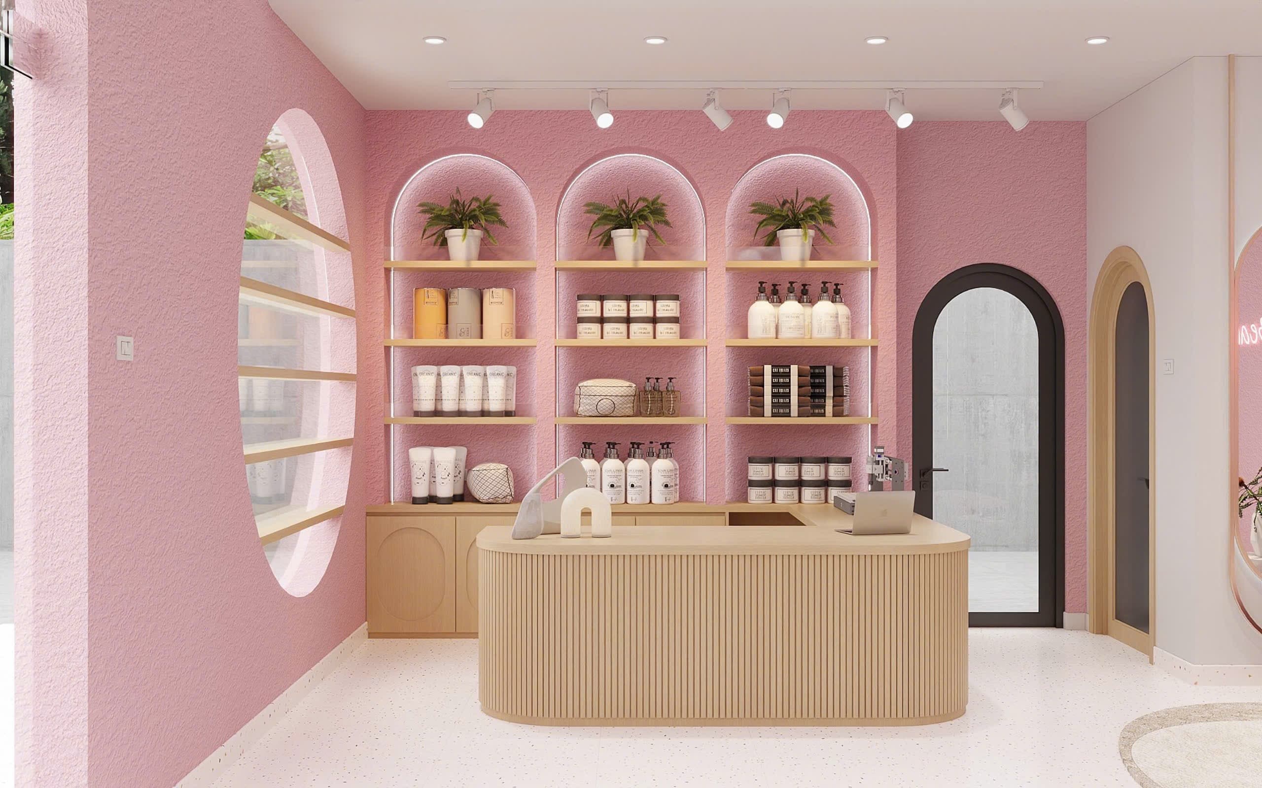 Không gian nội thất spa & dịch vụ của CN Furniture