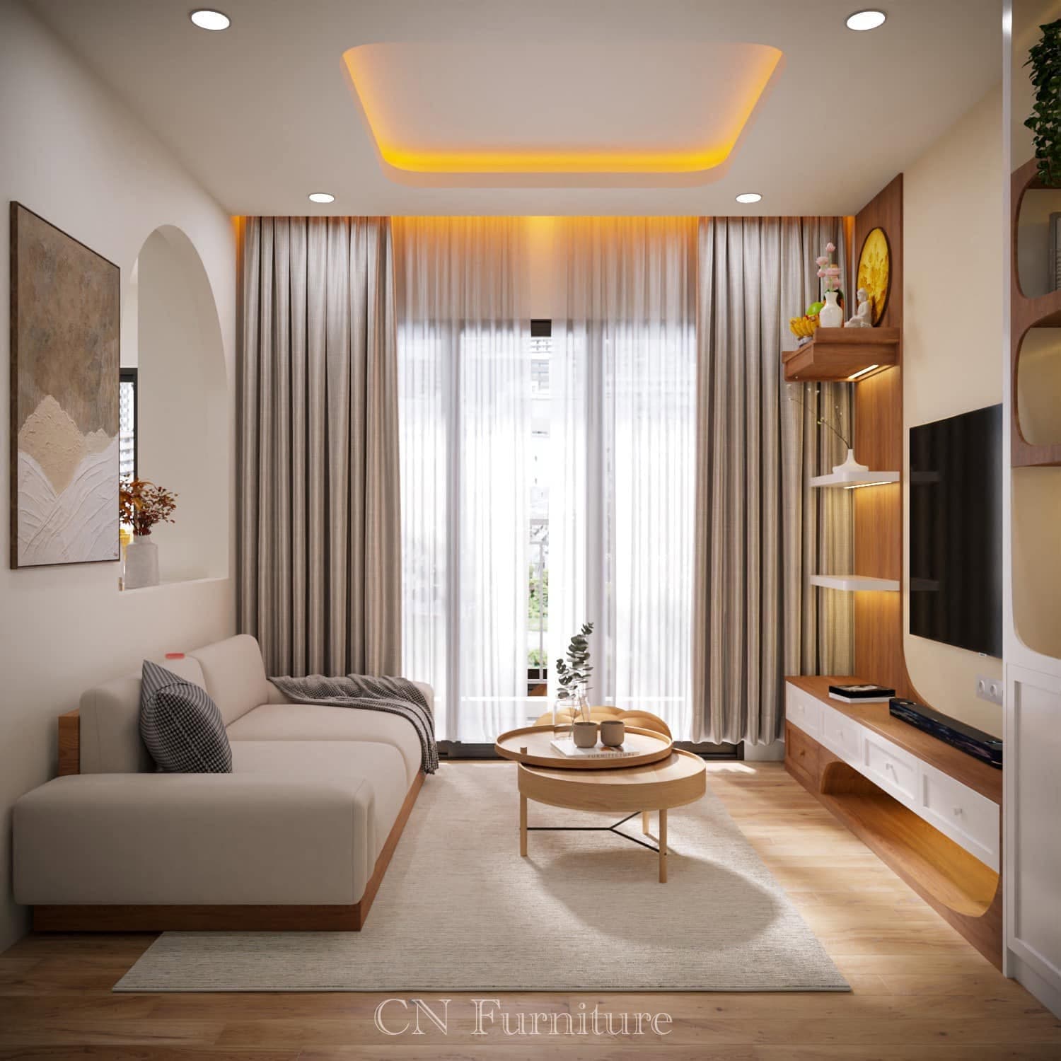 Không gian nội thất không gian sống của CN Furniture